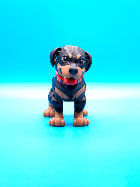 3D Printed Rottweiler Figurine