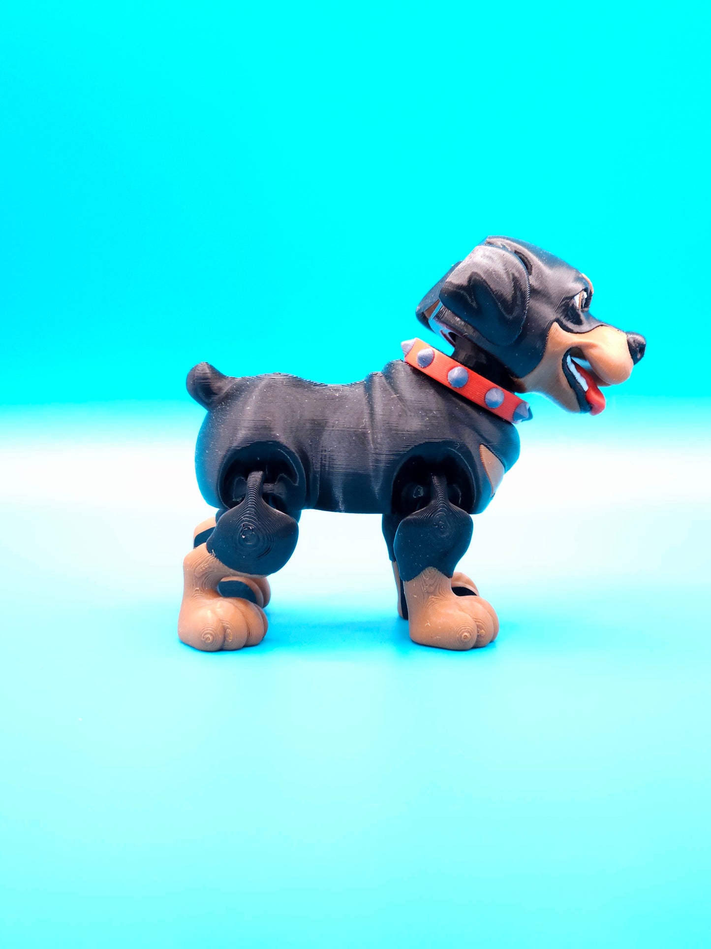 3D Printed Rottweiler Figurine