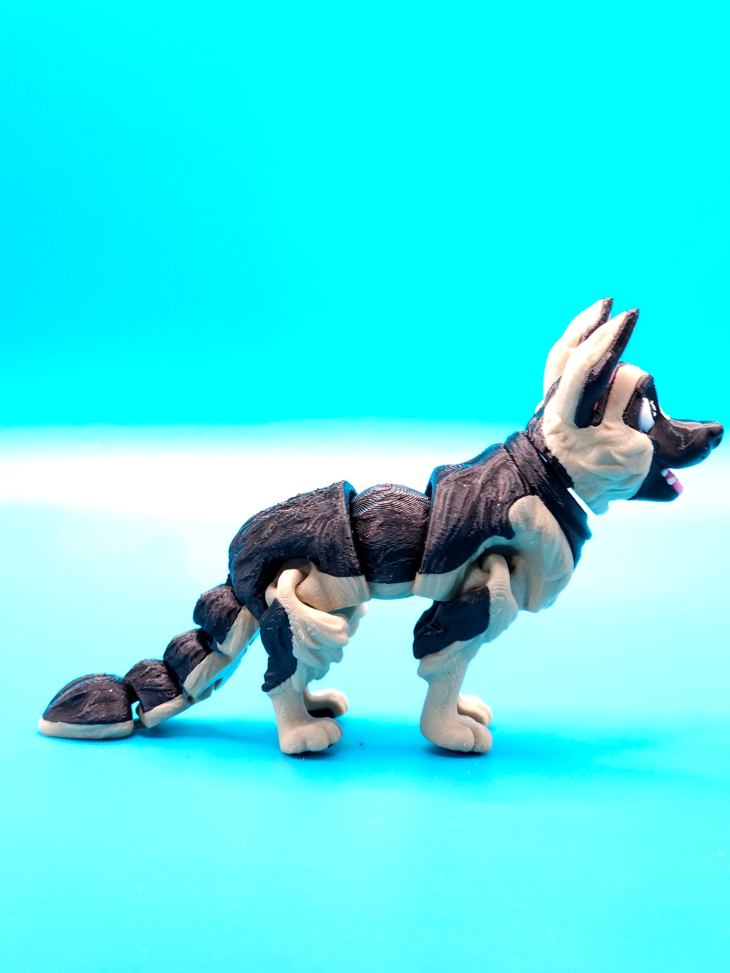 3D Printed German Shepherd Figurine