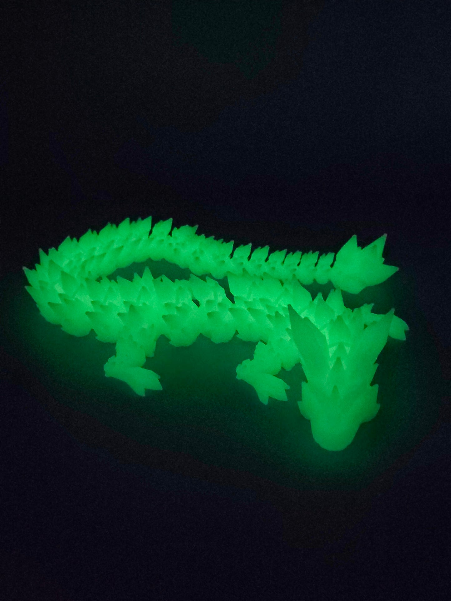 12  inch Crystal Dragon Glow in The Dark