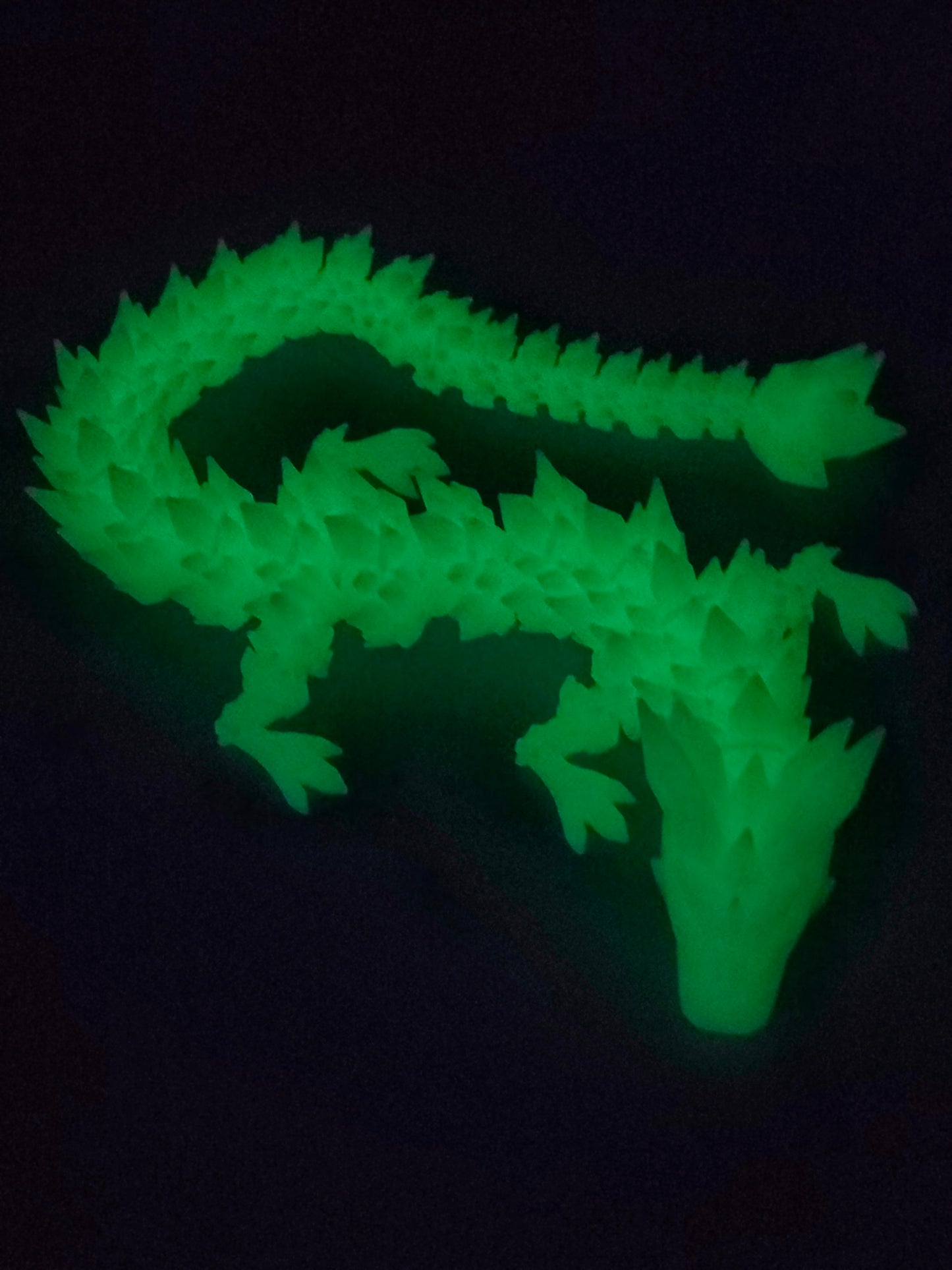 12  inch Crystal Dragon Glow in The Dark